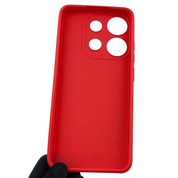 Чехол для Tecno Spark Go 2023 (BF7) с квадратными гранями с защитой камеры на техно спарк го 2023 красный 0012667 фото