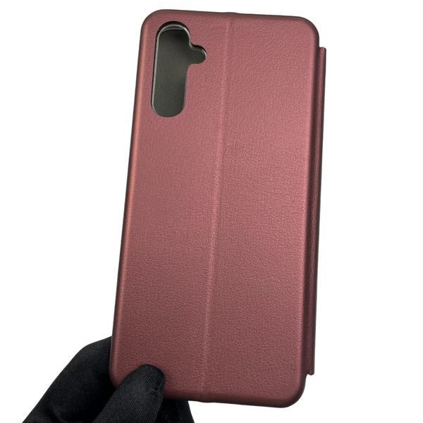 Чохол-книжка для Samsung Galaxy M14 5G (SM-M146) з підставкою на самсунг м14 бордова 0002108 фото