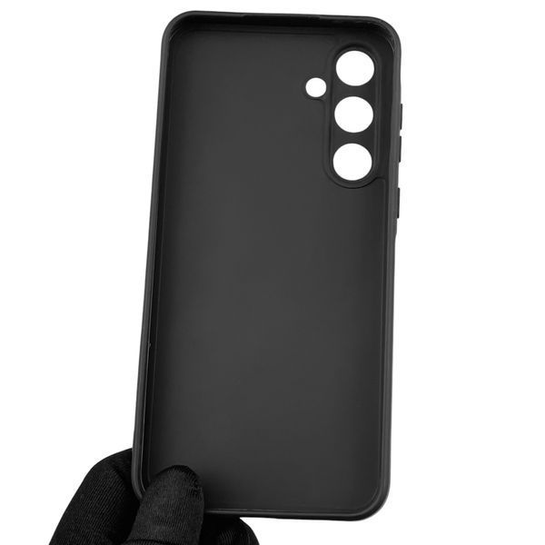 Чохол для Samsung Galaxy A55 5G (SM-A556B) з квадратними гранями із захистом камери на самсунг а55 чорний 0012617 фото