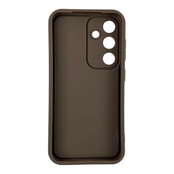 Чохол силіконовий Soft Touch для Samsung Galaxy S24 коричневий (Повний захист камери) 0054159 фото