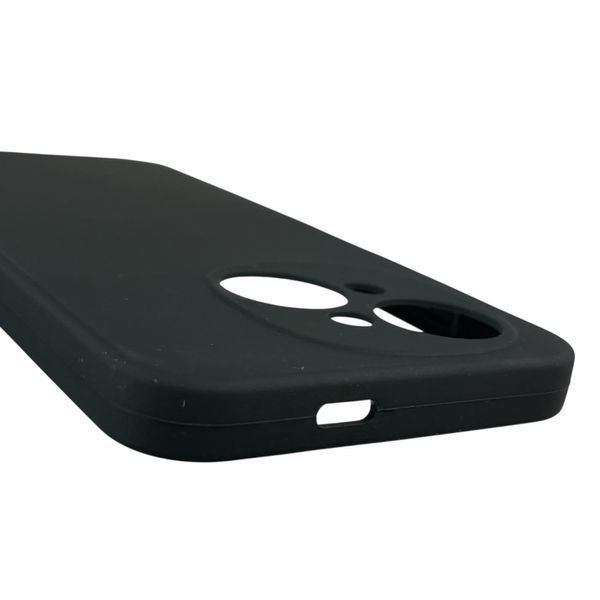 Чехол для Tecno Spark Go 2025 (KL4) силиконовый с микрофиброй нескользящий на техно спарк го 2025 черный 0032316 фото