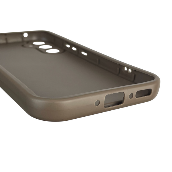 Чехол силиконовый Soft Touch с 3D принтом для Samsung Galaxy A34 5G (SM-A346E) коричневый (Полная защита камеры) 0042001 фото