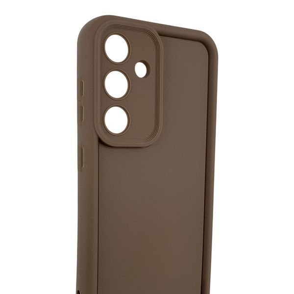 Чохол силіконовий Soft Touch для Samsung Galaxy S24 коричневий (Повний захист камери) 0054159 фото