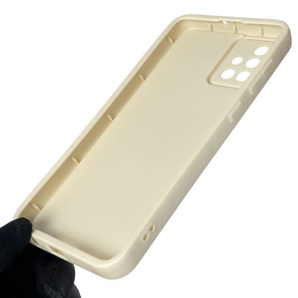 Чохол силіконовий Soft Touch для Samsung Galaxy A71 (SM-A715F) молочний (Повний захист камери) 0044055 фото