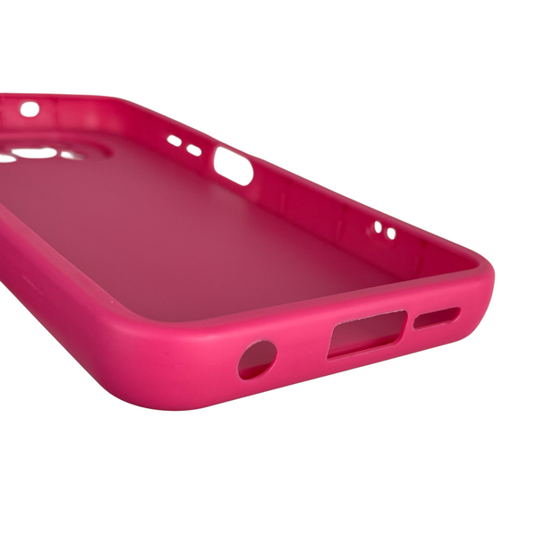 Чехол силиконовый Soft Touch с 3D принтом для Xiaomi Poco X3 Pro малиновый (Полная защита камеры) 0040641 фото