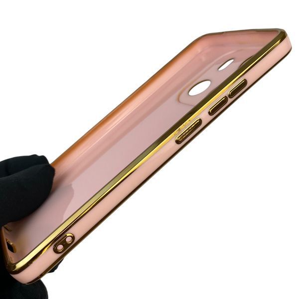 Чехол для TECNO Spark Go 2023 BF7 с защитой камеры с золотой окантовкой на техно спарк го 2023 пудровый gs1 0019850 фото