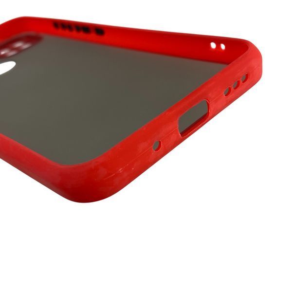 Чохол для телефона Xiaomi Redmi 9C з високими бортами із захистом камери на сяомі редмі 9с червоний 0026224 фото