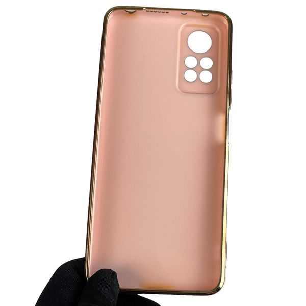Чохол для Xiaomi Redmi Note 12 Pro (4G) із золотою окантовкою із захистом камери на сяомі редмі нот 12 про 4г 0008246 фото