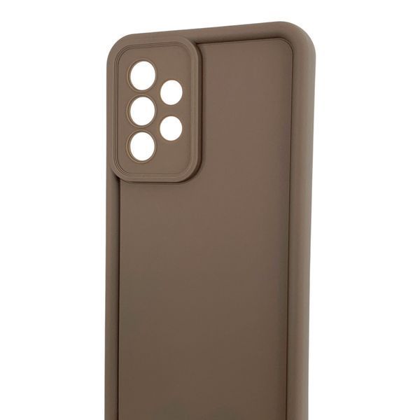 Чохол силіконовий Soft Touch для Samsung Galaxy A73 5G коричневий (Повний захист камери) 0054008 фото