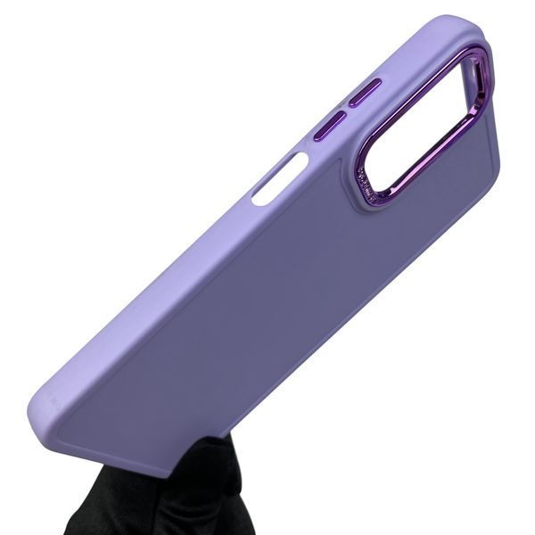 Чохол для Xiaomi Redmi Note 11S матовий з високими бортами з мікрофіброю на сяомі редмі нот 11с бузковий 0002262 фото