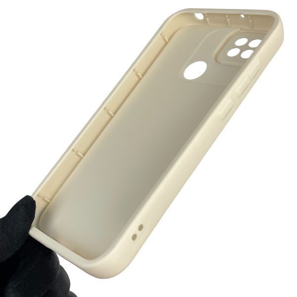 Чехол силиконовый оригинальный Soft Touch с 3D принтом смешного теда мишки для Xiaomi Redmi 9C молочный (Полная защита камеры) 0048925 фото