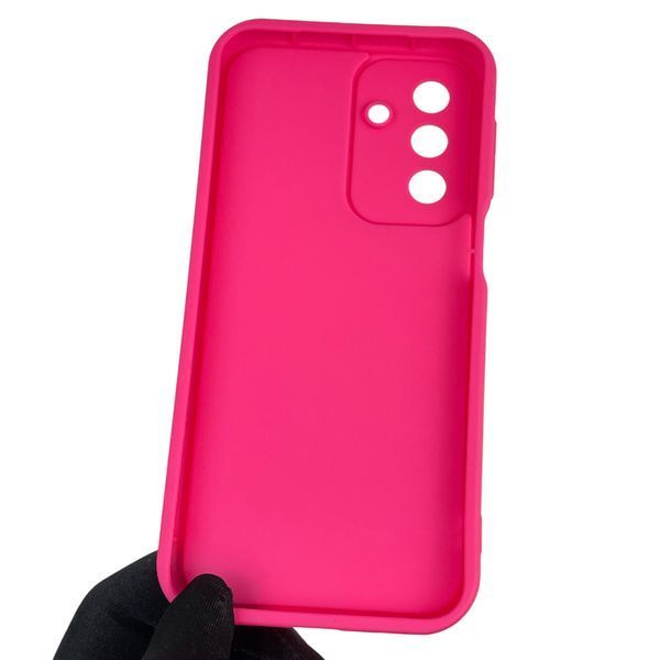 Чохол силіконовий оригінальний Soft Touch з 3D принтом злого кота для Samsung Galaxy A17 5G (SM-A175F) малиновий (Повний захист камери) 0046402 фото