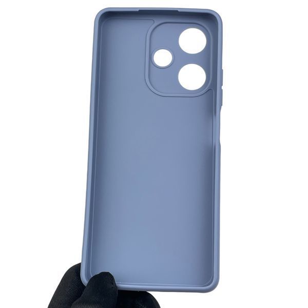 Чохол для Infinix Hot 30 з квадратними гранями із захистом камери на інфінікс хот 30 блакитний 0012352 фото