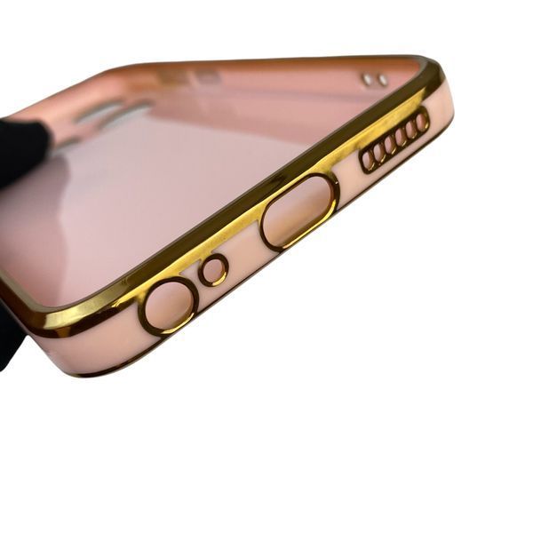 Чехол для TECNO Spark Go 2023 BF7 с защитой камеры с золотой окантовкой на техно спарк го 2023 пудровый gs1 0019850 фото