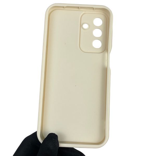Чохол силіконовий оригінальний Soft Touch з 3D принтом злого кота для Samsung Galaxy A26 (SM-A266) молочний (Повний захист камери) 0046452 фото