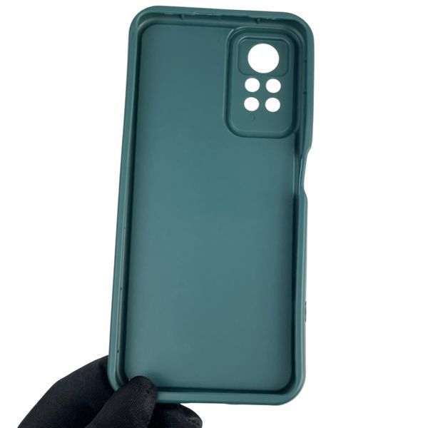 Чехол силиконовый оригинальный Soft Touch с 3D принтом волшебной минни маус для Xiaomi Redmi Note 12 Pro темно-зеленый (Полная защита камеры) 0050111 фото