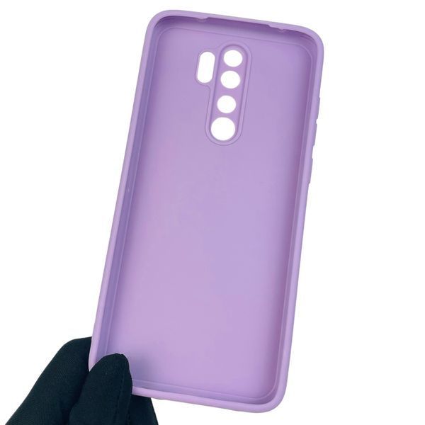 Чохол для Xiaomi Redmi Note 8 Pro з квадратними гранями із захистом камери на сяомі редмі нот 8 про бузковий 0001240 фото