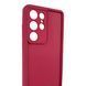 Чехол силиконовый Soft Touch для Samsung Galaxy S25 Ultra бордовый (Полная защита камеры) 0054103 фото 3
