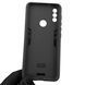 Чехол для телефона Motorola Moto E20 бронированный с магнитным кольцом-держателем на моторола е20 чёрный 0025632 фото 5