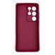 Чехол силиконовый Soft Touch для Samsung Galaxy S25 Ultra бордовый (Полная защита камеры) 0054103 фото 2
