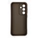 Чохол силіконовий Soft Touch для Samsung Galaxy S24 коричневий (Повний захист камери) 0054159 фото 2