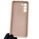 Чехол для Samsung Galaxy S21 FE (SM-G990B) силиконовый с микрофиброй нескользящий на самсунг с21 фе пудровый 0032175 фото 2