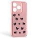 Чехол силиконовый Soft Touch с 3D принтом для TECNO Spark 10C (KI5m) розовый (Полная защита камеры) 0044579 фото 1