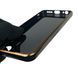 Чехол для Motorola G73 с кольцом MagSafe с золотой окантовкой на моторола г73 черный gs1 0022168 фото 3