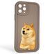Чехол силиконовый оригинальный Soft Touch с 3D принтом мема сибу для Apple iPhone 11 Pro коричневый (Полная защита камеры) 0047286 фото 1