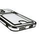 Чехол для Apple iPhone 12 Pro с чёрной окантовкой с карманом для карт на айфон 12 про чёрный 0012997 фото 6
