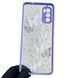 Чехол для Motorola Moto G60 с блёстками с бабочками на моторола г60 сиреневый 0037573 фото 4