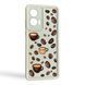 Чохол силіконовий Soft Touch з 3D принтом Кава для Samsung Galaxy S21 5G (SM-G991U) молочний (Повний захист камери) 0069902 фото 1