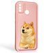 Чехол силиконовый Soft Touch с 3D принтом мема сибу для Tecno Spark 6 Go (KE5) розовый (Полная защита камеры) 0048317 фото 1