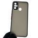 Чохол для Tecno Spark 7 Go (KF6m) матовий з високими бортами з захистом камери на техно спарк 7 го чорний 0013566 фото 1