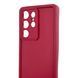 Чехол силиконовый Soft Touch для Samsung Galaxy S25 Ultra бордовый (Полная защита камеры) 0054103 фото 4