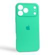 Чехол Silicone Case для Apple iPhone 17 Pro Max зеленый Spearmint (soft touch, кольца камеры, микрофибра) 0061898 фото