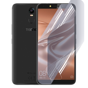 Плівка гідрогелева для Tecno Pouvoir 2 глянцева протиударна на техно поувоир 2 прозора 0035128 фото