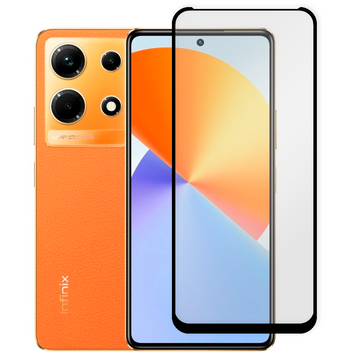 Захисне скло 6D OG для телефона Infinix Note 30 4G повноекранне протиударне на інфінікс нот 30 4г чорне 0013989 фото