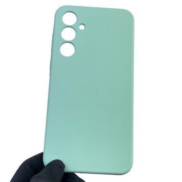Чохол для Samsung Galaxy A35 5G (SM-A356B) силіконовий з мікрофіброю нековзний на самсунг а35 5г бірюзовий 0031951 фото
