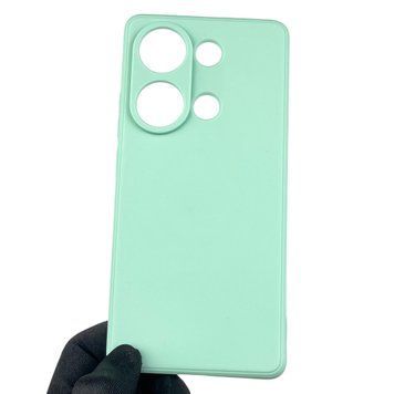 Чехол для Xiaomi Poco M6 Pro 4G с квадратными гранями с защитой камеры на сяоми поко м6 про 4г мятный 0012870 фото