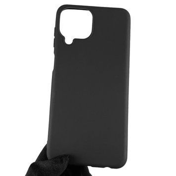 Чехол для Samsung Galaxy M33 5G SM-M336B однотонный матовый силиконовый на самсунг м33 чёрный 0000136 фото