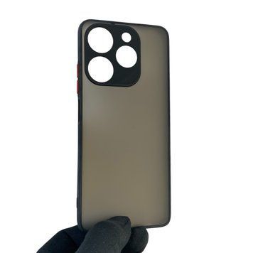 Чехол для телефона TECNO Spark 10 Pro (KI7) с высокими бортами с защитой камеры на техно спарк 10 про черный 0026120 фото