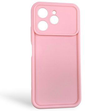 Чехол силиконовый Soft Touch для Tecno Spark 40 (KM5n) розовый (Полная защита камеры) 0054391 фото