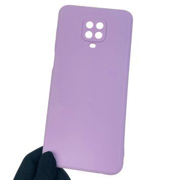 Чехол для Xiaomi Redmi Note 9S с квадратными гранями с защитой камеры на сяоми редми нот 9с сиреневый 0001241 фото