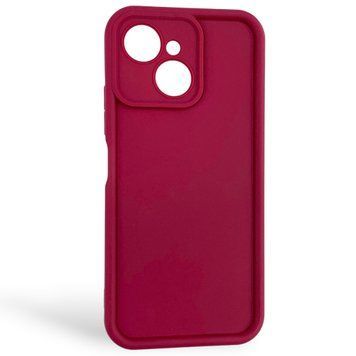 Чехол силиконовый Soft Touch для Tecno Spark 40C (KM4k) бордовый (Полная защита камеры) 0054498 фото