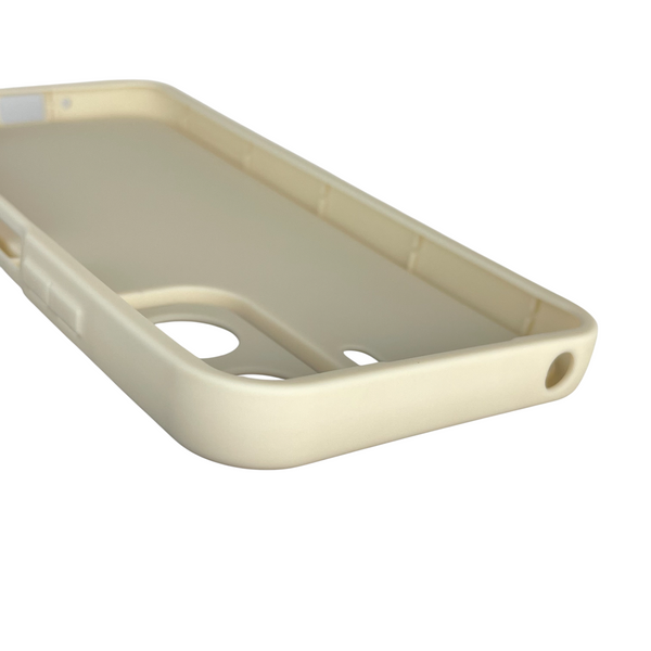 Чехол силиконовый Soft Touch с 3D принтом женским для Xiaomi Poco C65 молочный (Полная защита камеры) 0042938 фото
