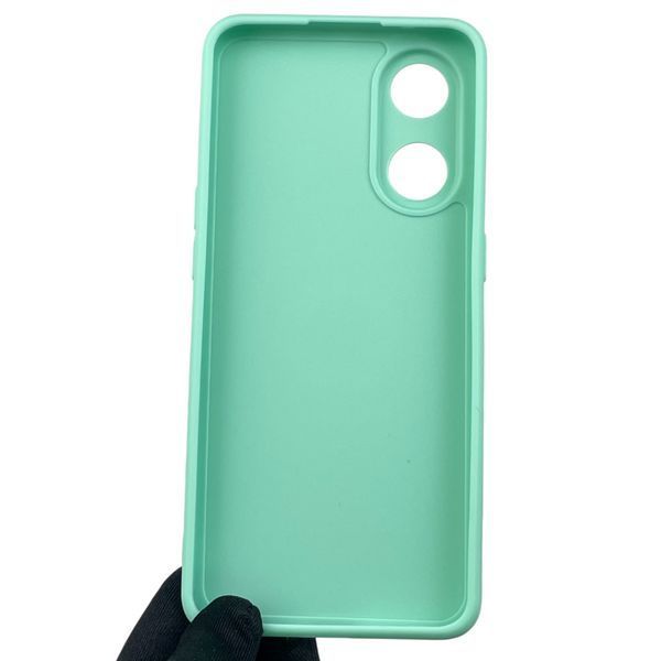 Чохол для OPPO Reno 8T 4G з квадратними гранями із захистом камери на оппо рено 8т 4г м'ятний 0012468 фото