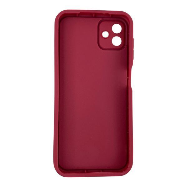 Чохол силіконовий Soft Touch для Samsung Galaxy A04 бордовий (Повний захист камери) 0053959 фото