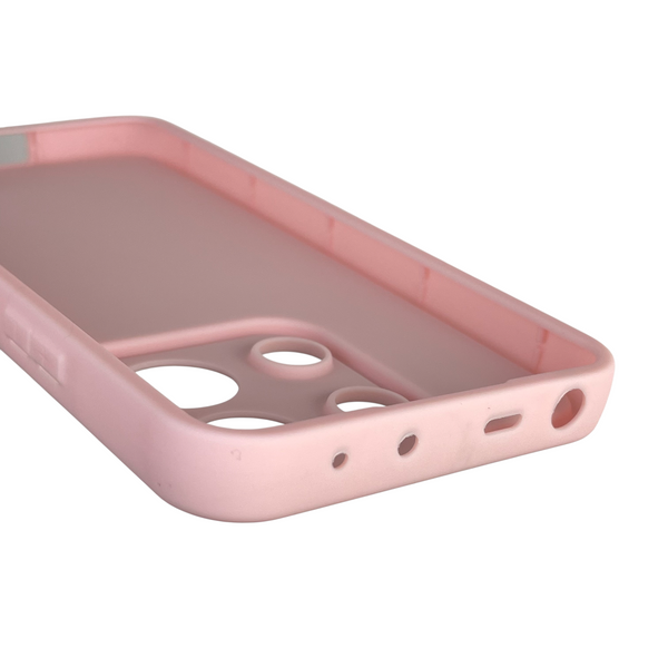 Чохол силіконовий Soft Touch з 3D принтом Майнкрафт для Xiaomi Redmi Note 13 4G рожевий (Повний захист камери) 0041607 фото