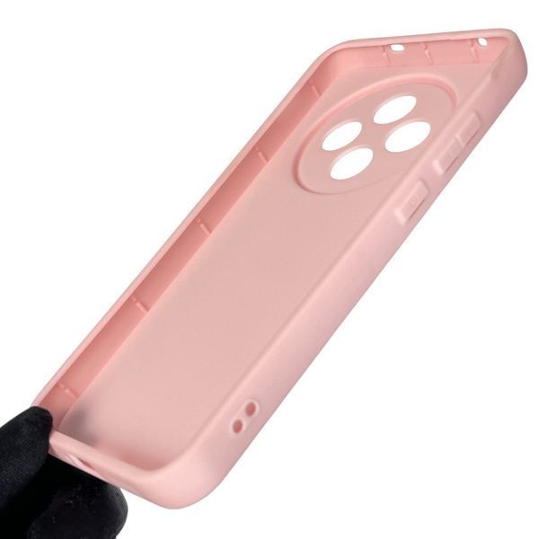 Чехол силиконовый Soft Touch с 3D принтом злой котик для Oppo Reno 12FS 5G розовый (Полная защита камеры) 0047267 фото